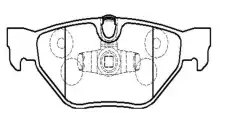 Тормозные колодки дисковые CTR CKB-24