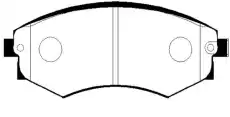 Тормозные колодки дисковые CTR CKKS-4