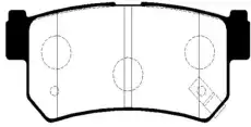 Тормозные колодки дисковые CTR CKKS-2