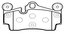 Тормозные колодки дисковые CTR CKVW-73