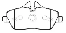 Тормозные колодки дисковые CTR CKB-25