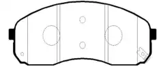 Тормозные колодки дисковые CTR CKKK-33