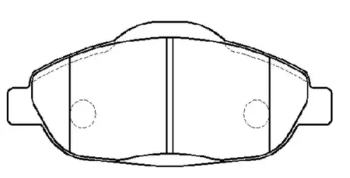 Тормозные колодки дисковые CTR CKPU-51
