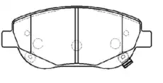 Тормозные колодки дисковые CTR CKT-180