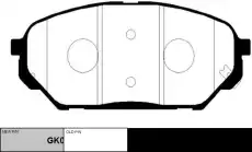 Тормозные колодки дисковые CTR CKKH-39