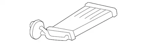 Радиатор печки MITSUBISHI MR500659