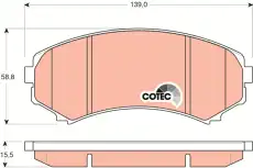 Тормозные колодки дисковые TRW GDB3246