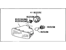 Фара противотуманная TOYOTA / LEXUS 81030-60020