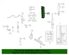 ПРУЖИНА ПОДВЕСКИ 51401S04911 HONDA