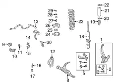 ПРУЖИНА ПОДВЕСКИ 51401S04911 HONDA