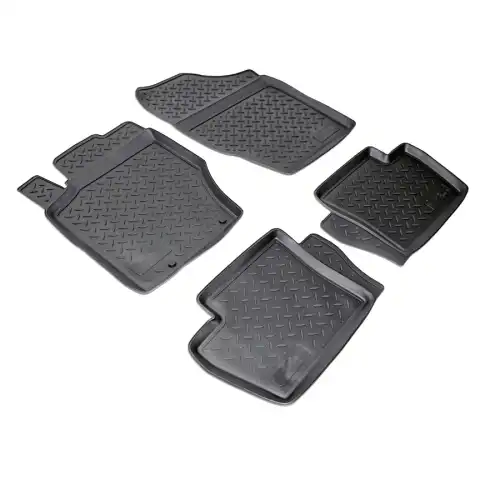 Коврики в салон NORPLAST NPL-PO-14-14 Citroen C4 2004-2010 4 шт., черный