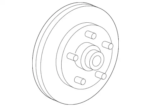 Тормозной диск FORD 6L1Z-1125-A
