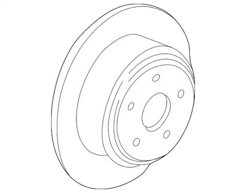 Тормозной диск FORD 6L1Z-2C026-A