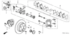 Тормозной диск HONDA 42510SEPA00 ,
