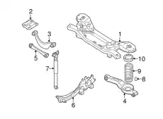 Рычаг подвески MAZDA C29128300C