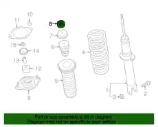 F15128776A ВТУЛКА РЕЗИНОВАЯ MAZDA
