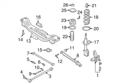 Рычаг подвески MAZDA GD7A28500