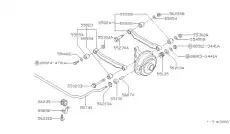 Сайлентблок 5515250A00 NISSAN