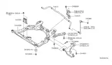 Рычаг подвески NISSAN 545007Y00A