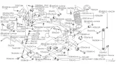 Рычаг подвески NISSAN 551304W000