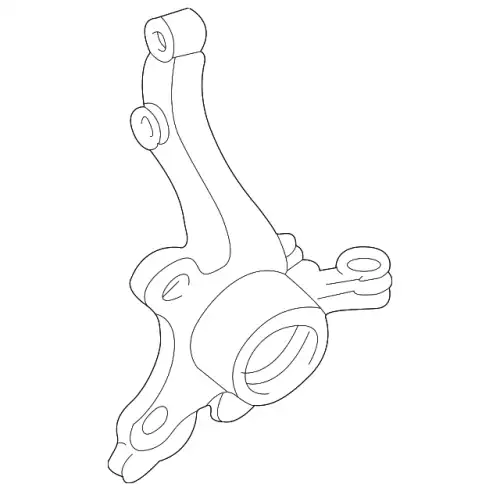 Кулак поворотный VAG 357407255C