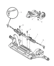 Рулевая рейка CHRYSLER 04656747AF