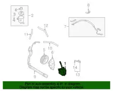 Насос гидроусилителя руля MAZDA LD4732600B