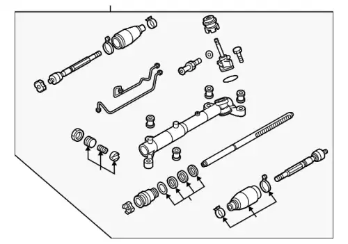 Рулевая рейка MAZDA TD1132110D