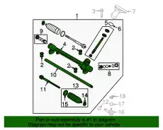 Рулевая рейка MAZDA KD3132110D