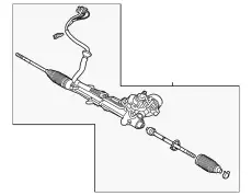 Рулевая рейка 4410A022 MITSUBISHI