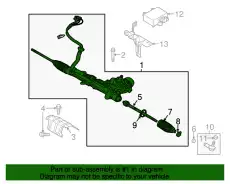 Рулевая рейка 4410A022 MITSUBISHI