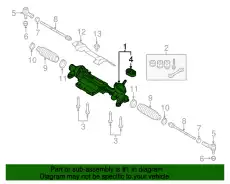 Рулевая рейка VAG 5N1423062MX