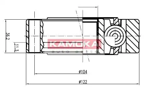 комплект ШРУСа внутренний 8047 KAMOKA