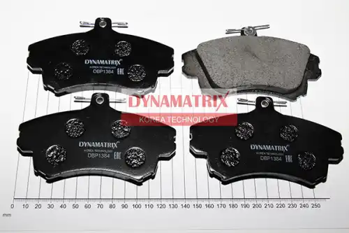 Тормозные колодки дисковые DYNAMAX DBP1384