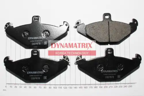 Тормозные колодки дисковые DYNAMAX DBP878
