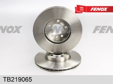 Тормозной диск FENOX TB219065 вентилируемый , передняя ось
