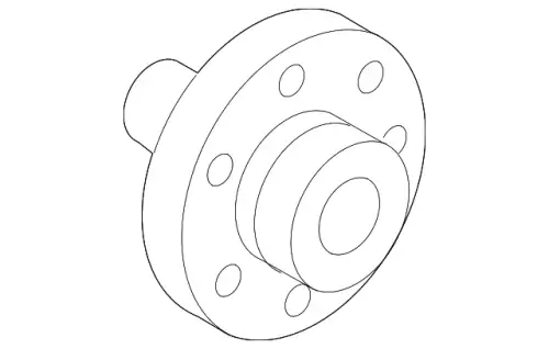 Подшипник передний 8K0407607 VAG