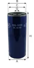 Фильтр масляный GOODWILL OG 1033 RVI