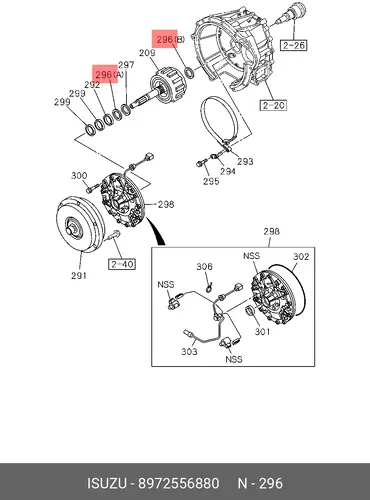 Подшипник 8972556880 ISUZU