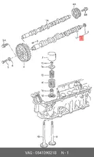 Распредвал VAG 054109021B