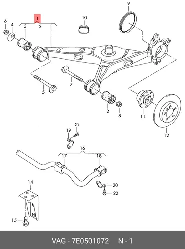 VAG 7E0501072