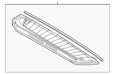 ЗАДНЕЕ СТЕКЛО 95854501127 PORSCHE