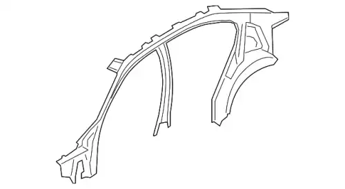Панель боковины Л Внутр 41217297927 BMW