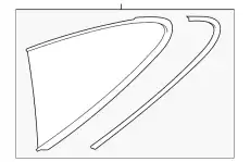 ЗАДНЕЕ СТЕКЛО 9915431110003C PORSCHE