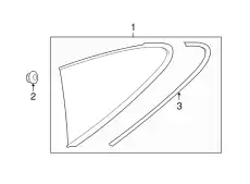 ЗАДНЕЕ СТЕКЛО 9915431110003C PORSCHE