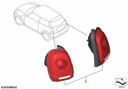 Фонарь габаритный BMW 63 21 7 297 413
