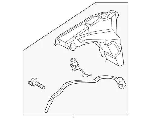 БАЧОК ОМЫВАТЕЛЯ LW LR076504 LAND ROVER