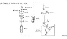 ПРУЖИНА ПОДВЕСКИ 55020-1MD3A NISSAN