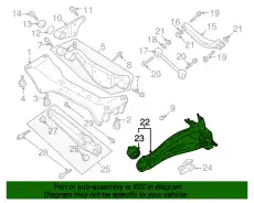 Рычаг подвески MITSUBISHI MR519030