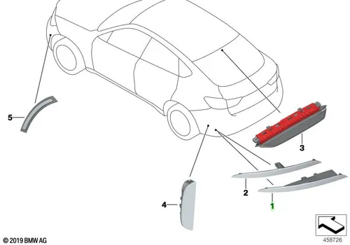 Катафот (световозвращатель) BMW 63 14 7 323 186